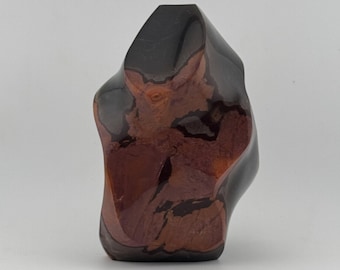 Polychrome Jasper Flame Sculpture | Natural Freeform Desert Jasper Crystal Decor