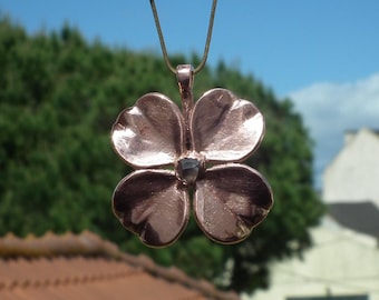 Herkimer diamond necklace