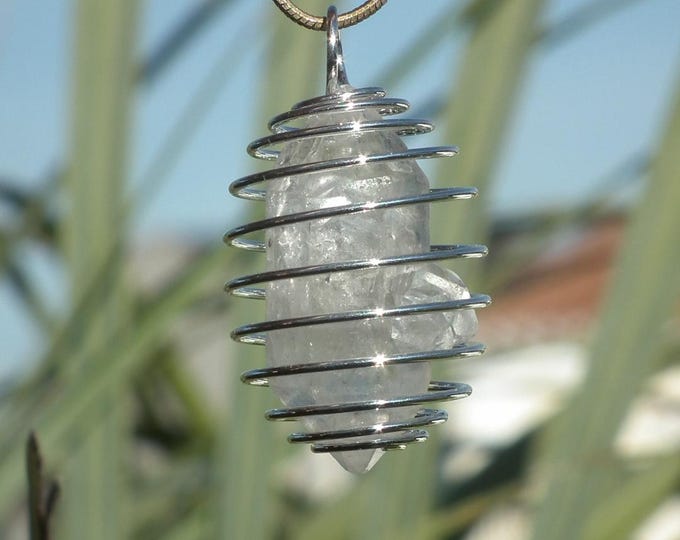 Double terminated Quartz pendant