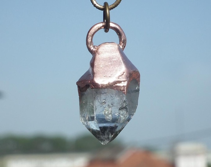 Herkimer diamond necklace