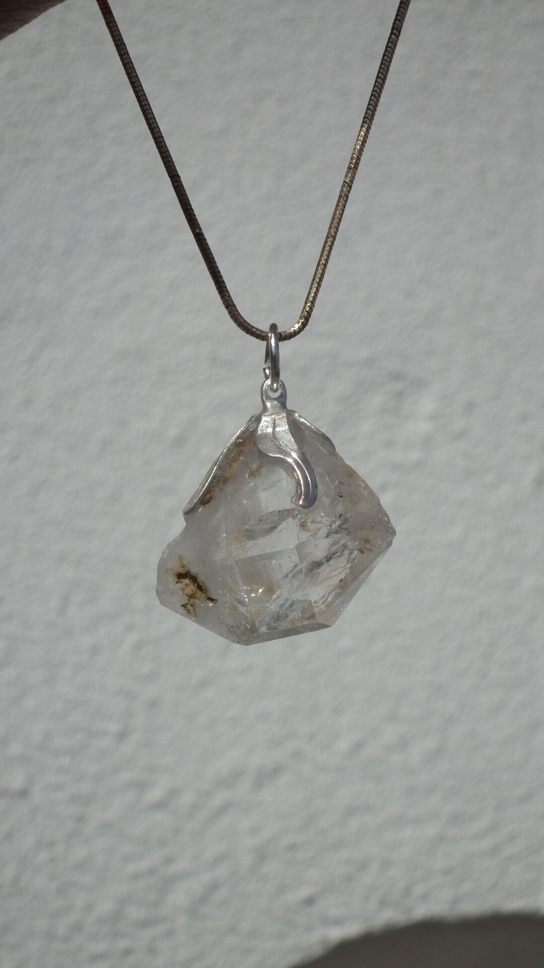 Buy Herkimer Diamond Necklace // XXL Herkimer Diamond Necklace Online