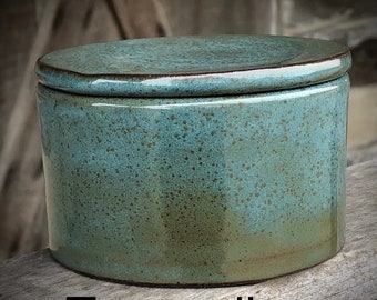 Handmade French Butter Crock: Pottery Butter Keeper,  **Made to Order**