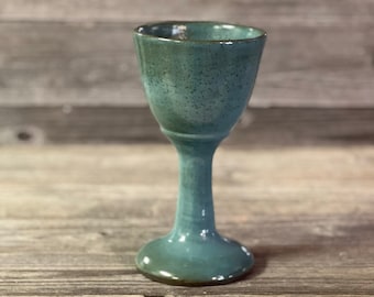 Handmade Pottery Chalice, wine chalice Made to Order