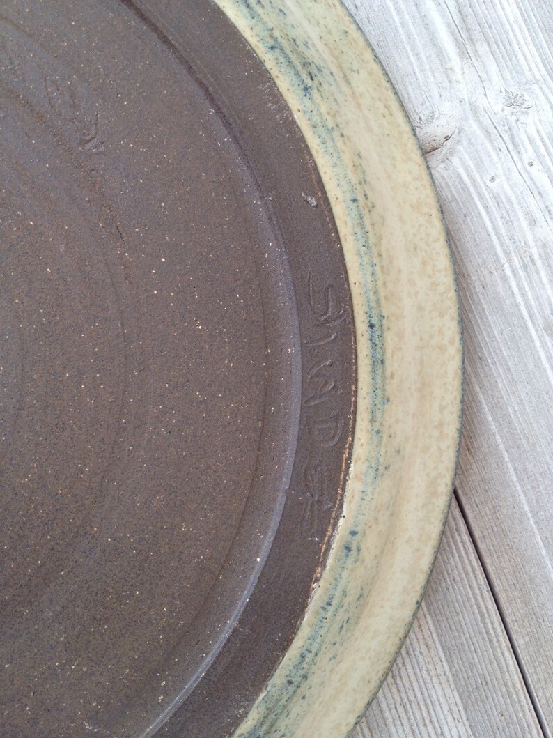 3pc Pottery Dinnerware Place setting in Cream Glaze made to Etsy