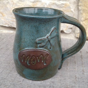 Personalized pottery mug with name, custom coffee cup Made to order image 2