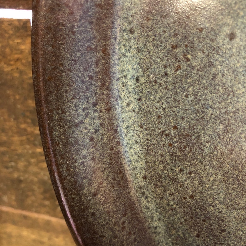 Pottery dinner plates set of FOUR wheel thrown dinner plates made to order
