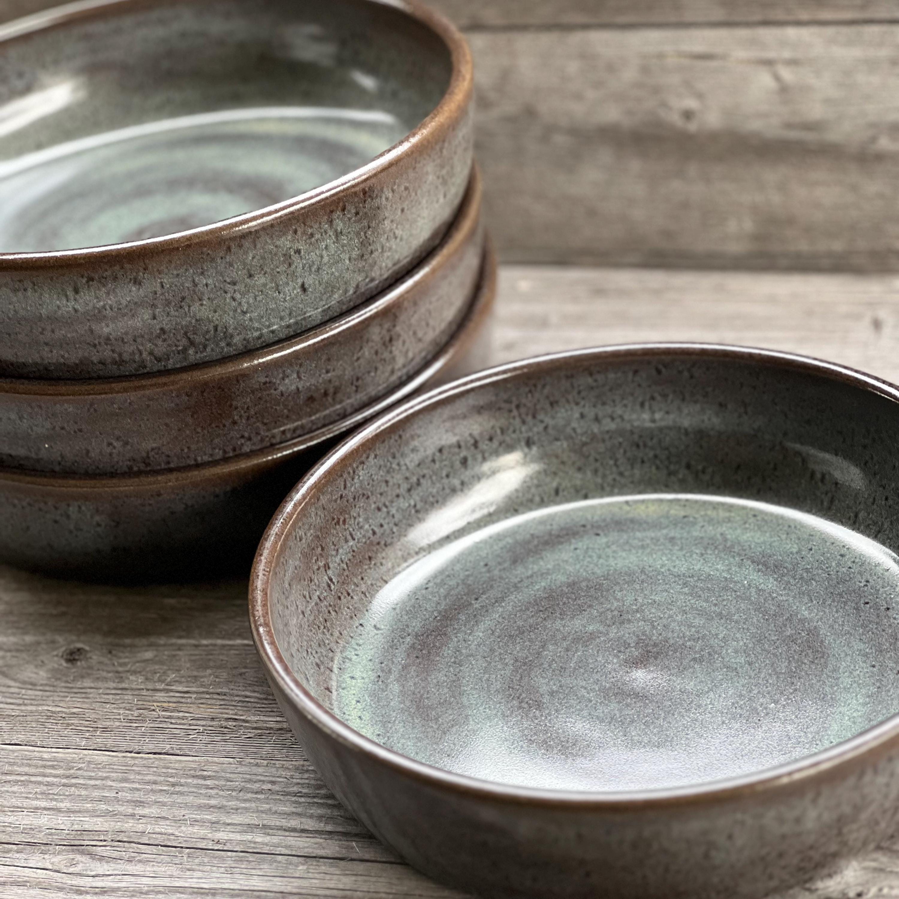 Set of FOUR Pasta Bowls, Buddha Bowls, Power Bowls handmade pottery bowls **Made To Order**