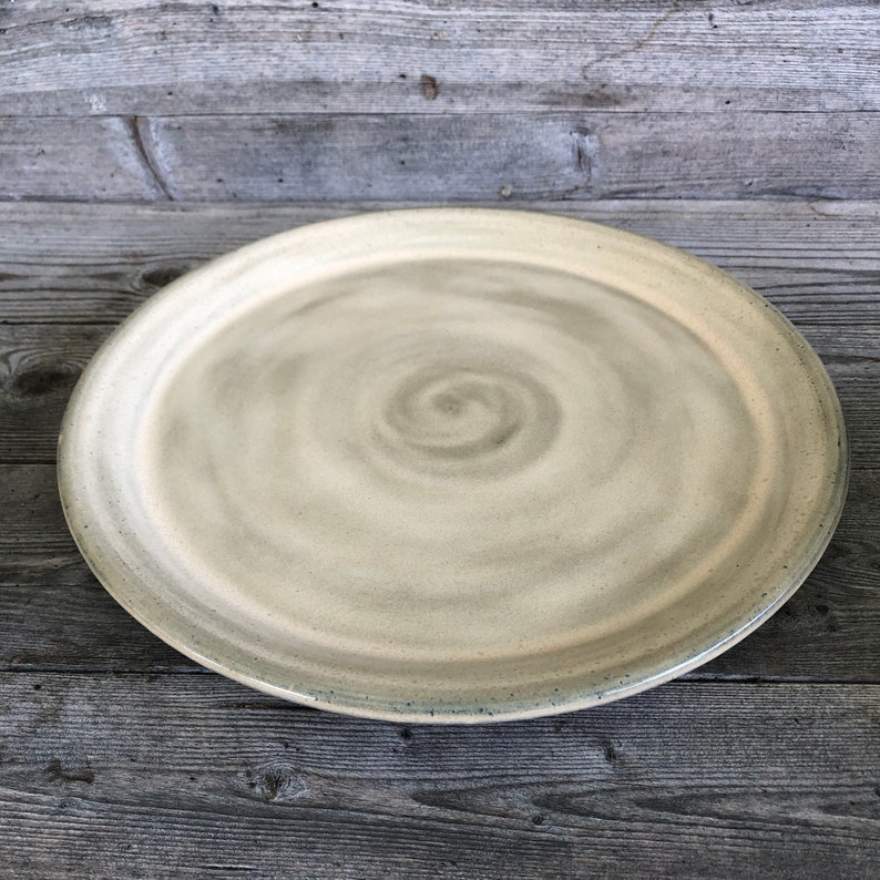 3pc Pottery Dinnerware Place setting in Cream Glaze made to Etsy