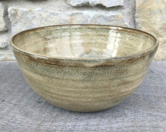 Small Stoneware Pottery Serving or Mixing Bowl made to order