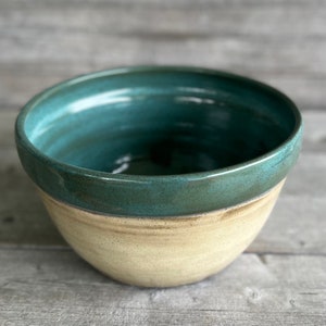 Large pottery serving or mixing bowl made to order