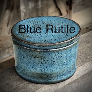French Butter Dish, butter crock, butter keeper handmade pottery made to order