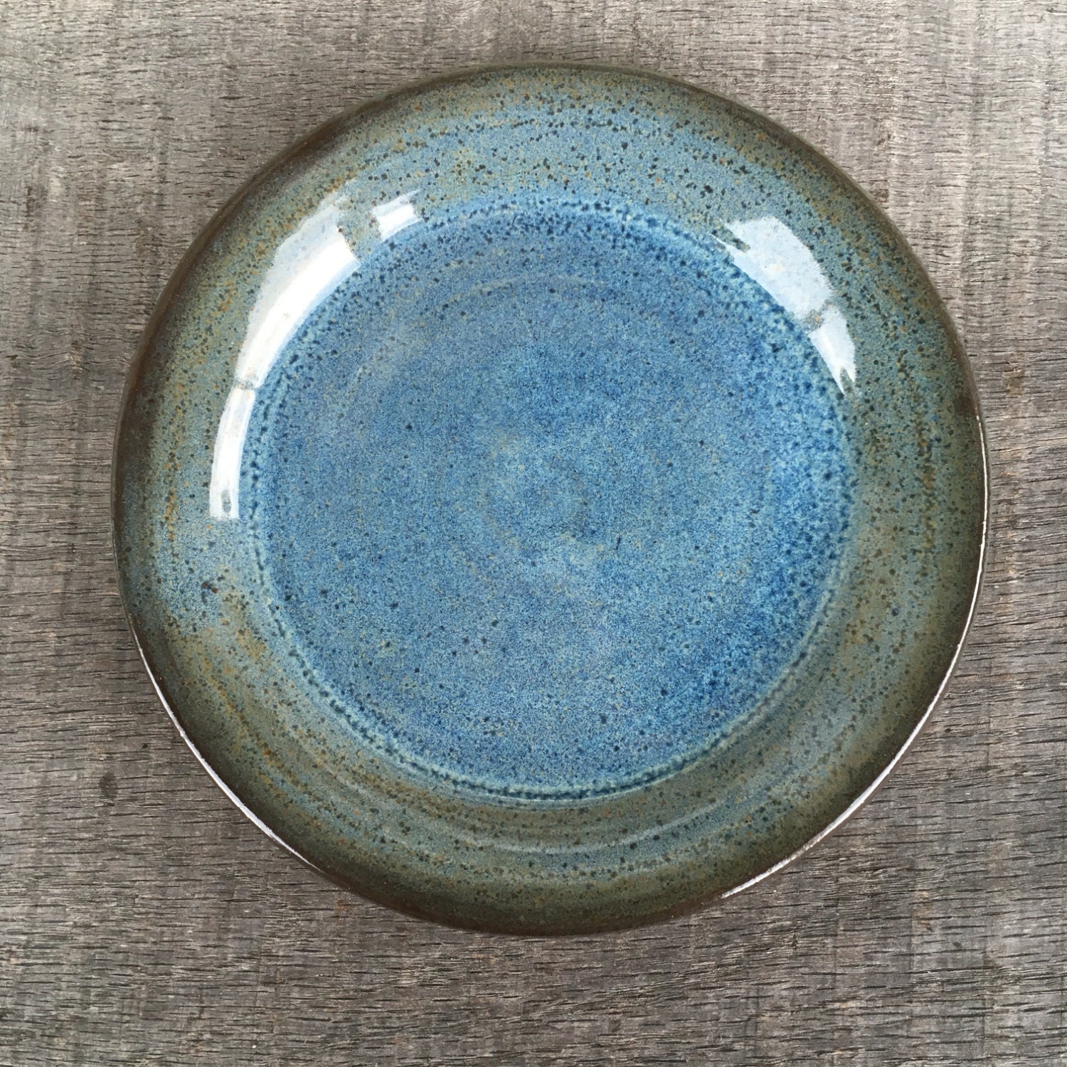 Pottery Salad Plates Set of Six Mix and Match Colors Made to Etsy