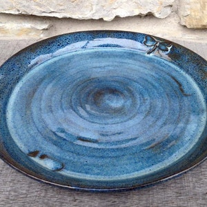 Dragonfly Pottery Dinner Plate **Made to Order**