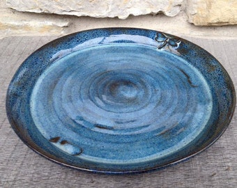 Dragonfly Pottery Dinner Plate **Made to Order**