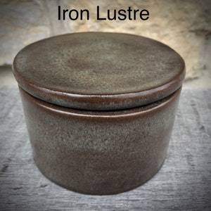 French Butter Dish, butter crock, butter keeper handmade pottery made to order
