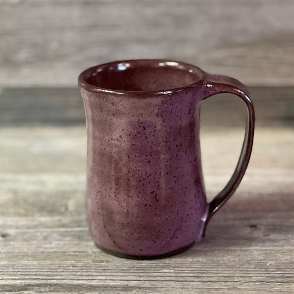 Purple Pottery mug beautifully glazed *Made to Order*