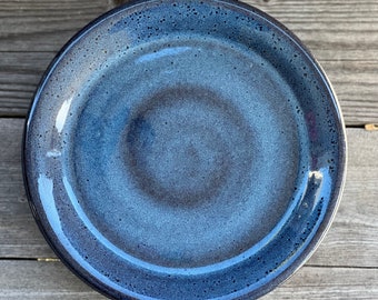 Pottery Salad Plate. Wheel Thrown, Stoneware Pottery **Made to order**