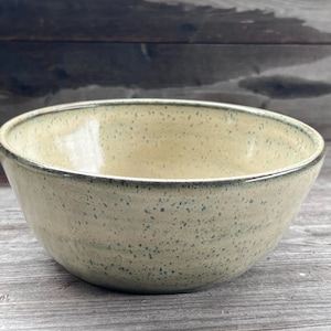 Handmade Pottery Soup, Salad, Cereal Bowl: Birch Glaze **Made to Order**