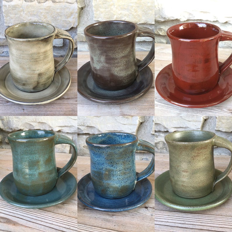 Mug and Saucer Set Made to Order Etsy