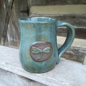 Dragonfly Pottery Handcrafted Mug made to order