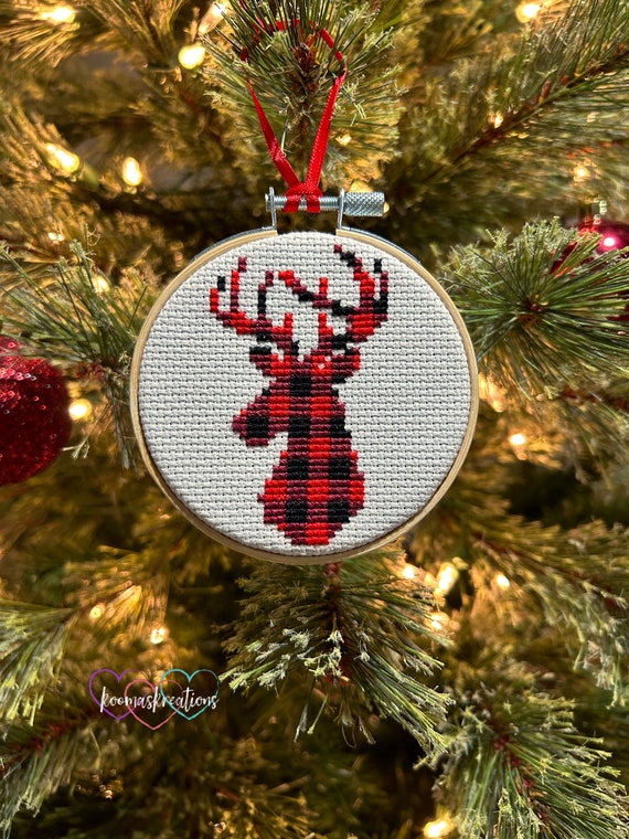 Buffalo Plaid Cross-Tassel Necklace Buffalo Plaid Cross-Tassel Necklace