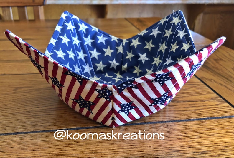 Pot Holder Patriotic Gifts Bowl Cozies STARS /& STRIPES!! Stars and Stripes Independent Theme Bowl Cozy