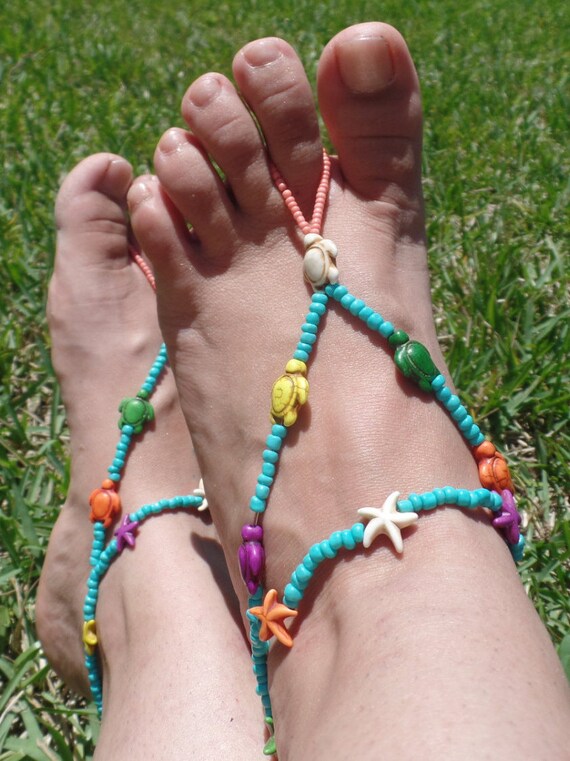 barefoot sandals for the beach