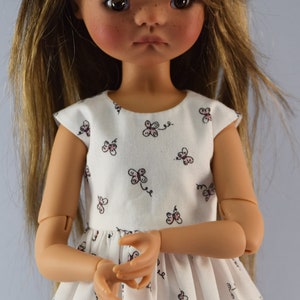PDF Sewing Pattern, Instructions and VIDEO TUTORIAL For a Sleeveless Dress For Meadow Tween dolls 13.3"