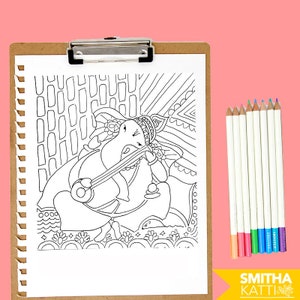 Ganesha Coloring Page