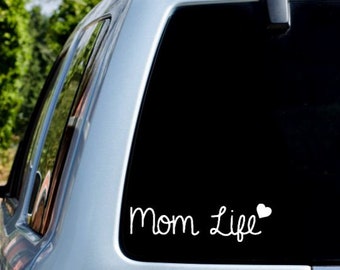 Mom Life | Mom Decal | Mom Car Decal | Laptop | Decal | Sticker | Tumbler | Phone | Holographic | Reflective | Foil