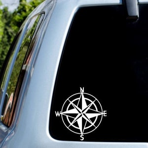 Kompass | Nord | Süd | Ost | West | Karte | Richtung | LKW | Auto | Aufkleber | Laptop | Handy | Becher | Sticker | Holografische | Folie