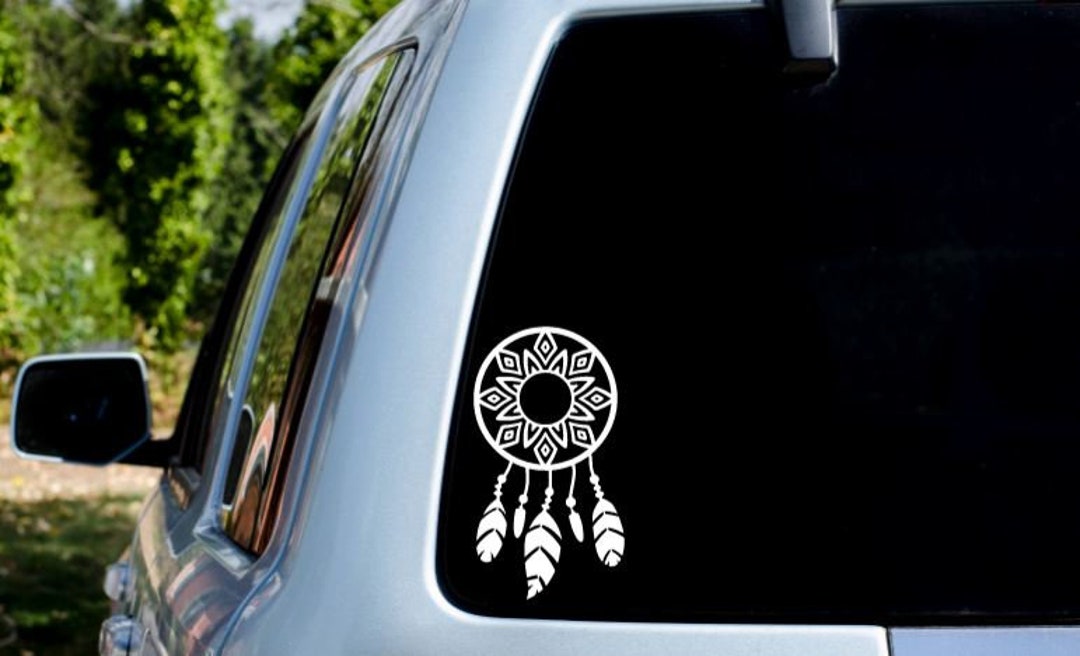 Dream Catcher Feather Boho Car Sun Shade