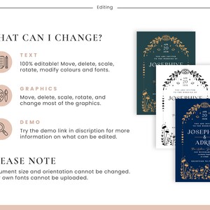 Mushroom Celestial Wedding Invitation