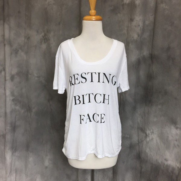 Resting Bitch Face Printed Top