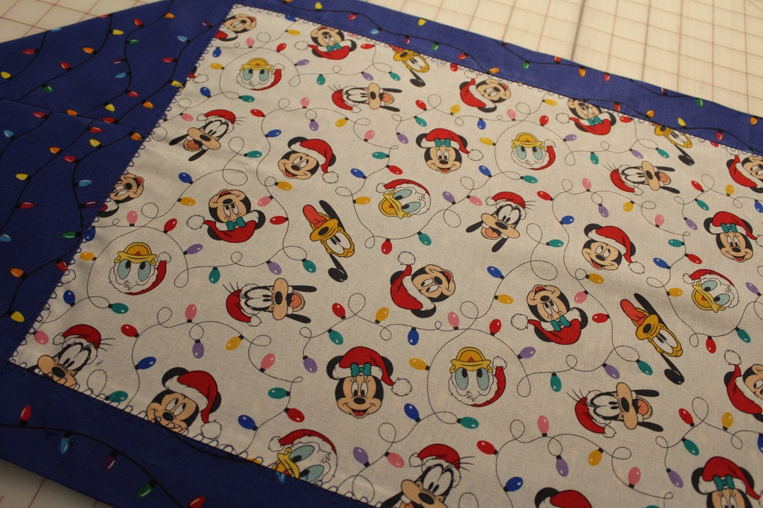 Mickey Mouse, Christmas, Disney, Table Runner, 41 Long by 14 Inches