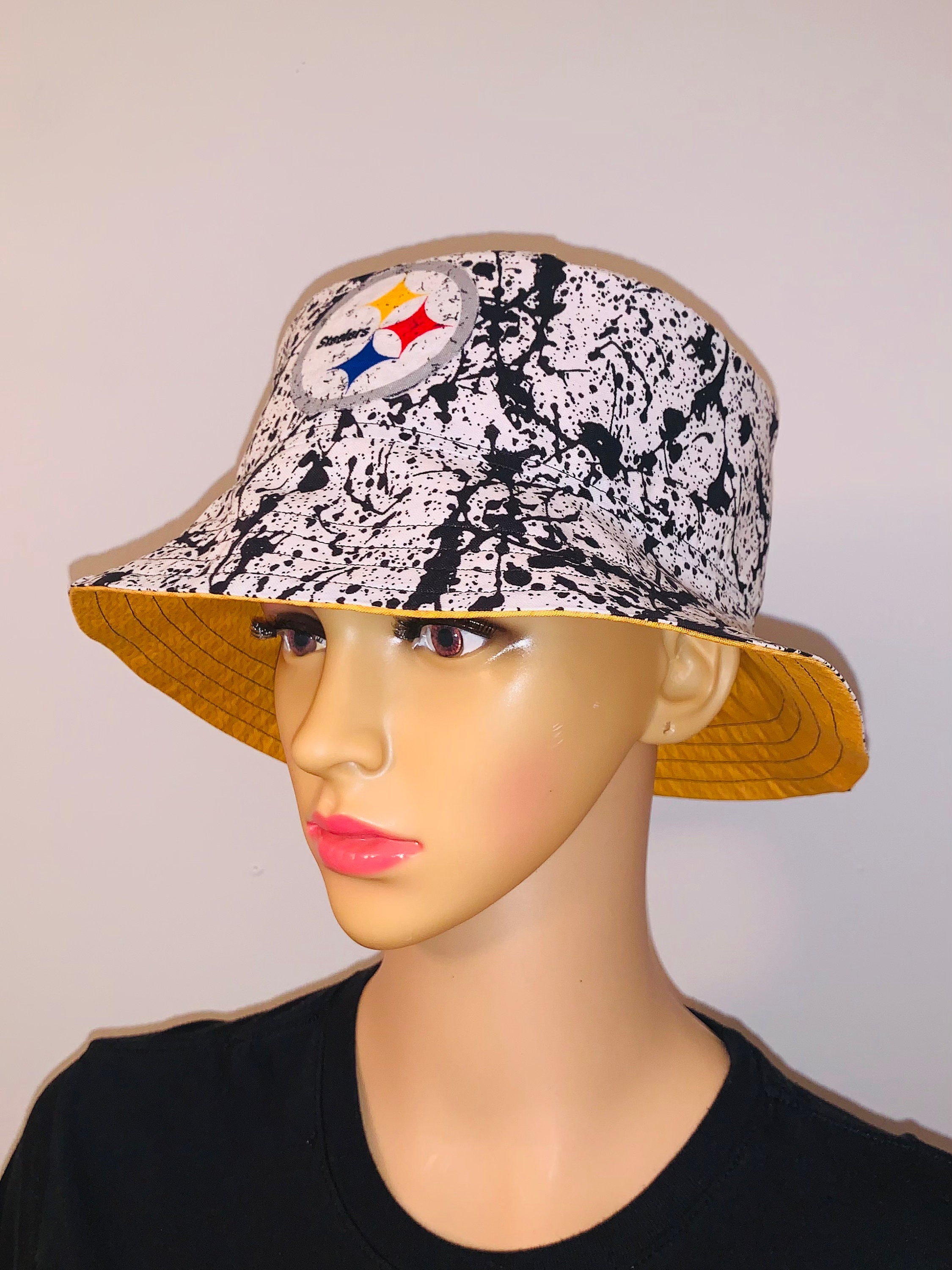 Steelers Fabric Bucket Hat | Etsy Ireland