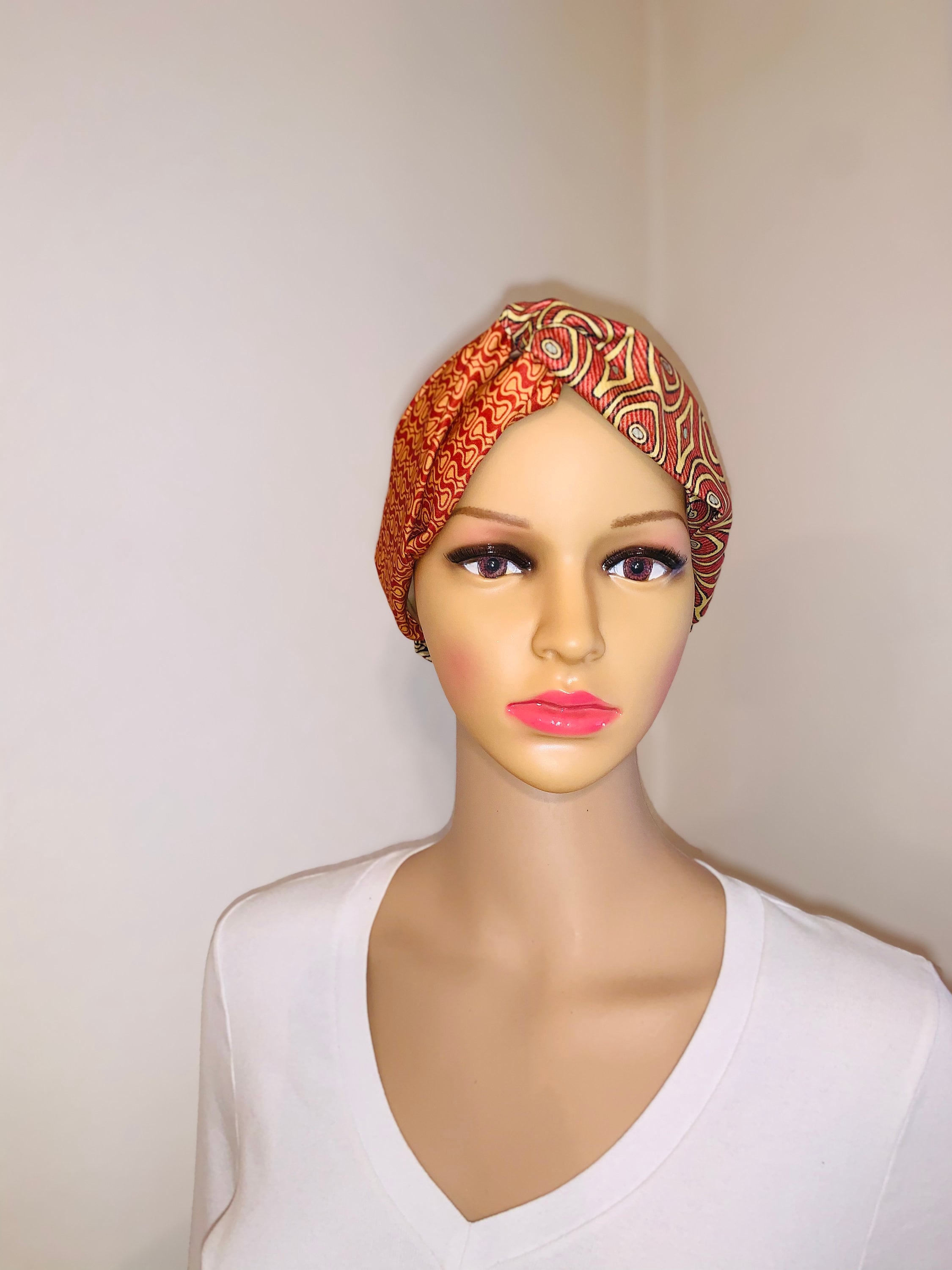 ankara ruffle headband
