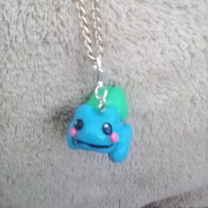 Cute Polymer Clay Pokemon Charm - Bulbasaur - Key Ring / Bag Charm ...