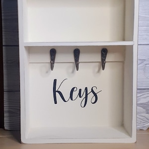 Shabby Chic Personalised Key Holder