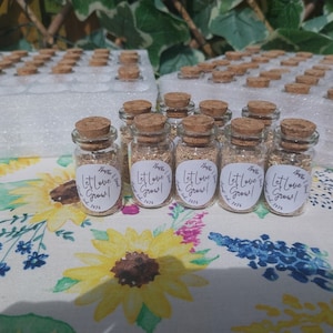 Bomboniere per matrimoni - Barattoli di semi - Personalizzati - Fiori - Matrimonio - Festa della mamma - San Valentino - Addio al nubilato - Bomboniere per feste