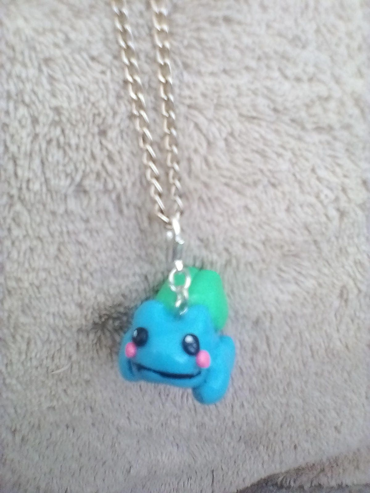 Cute Polymer Clay Pokemon Charm - Bulbasaur - Key Ring / Bag Charm ...