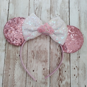 Pink Princess Auror a Minnie Ears Headband