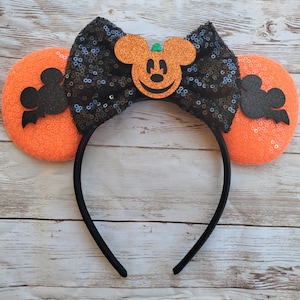 Halloween Mickey Minnie ears headband