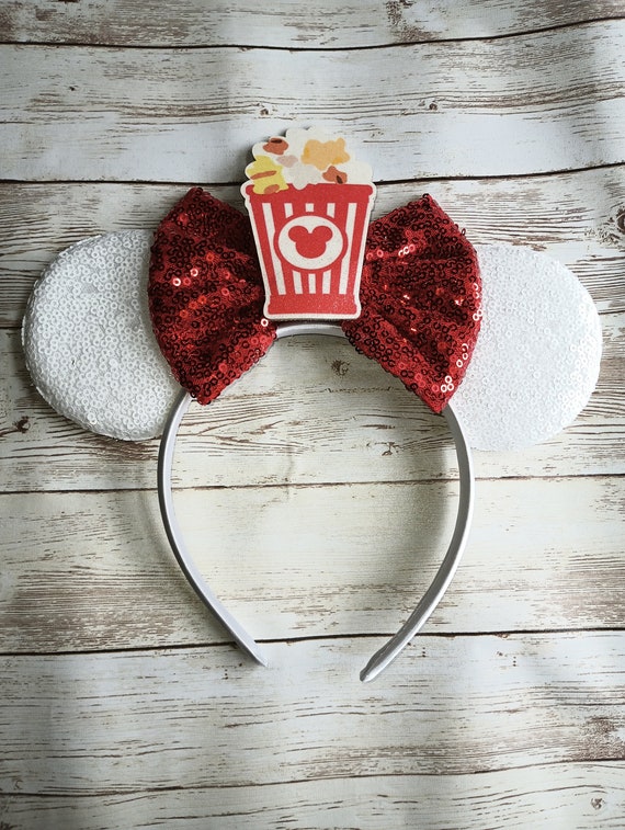 Popcorn Minnie Ears Headband - Etsy display picture 1