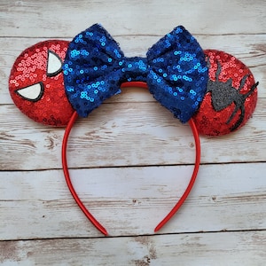 Sequin Spiderman Ears - Etsy display picture 3