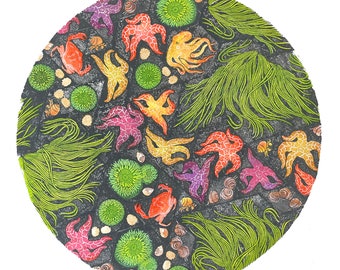 Pre-Order Flourish Mega Tidepool Block Print