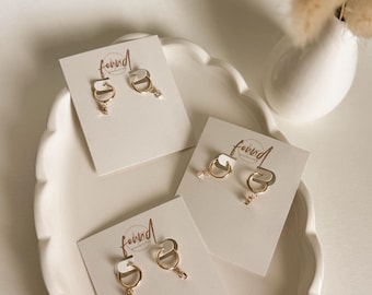 Gold plated Mini CZ Diamond Huggie Earrings