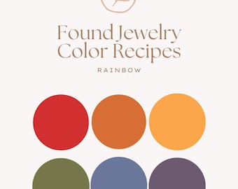 Rainbow Polymer Clay Color Recipes: Sculpey Mixing Guide (Digital Download)