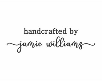 Personalized Handcrafted by Stamp - SC79