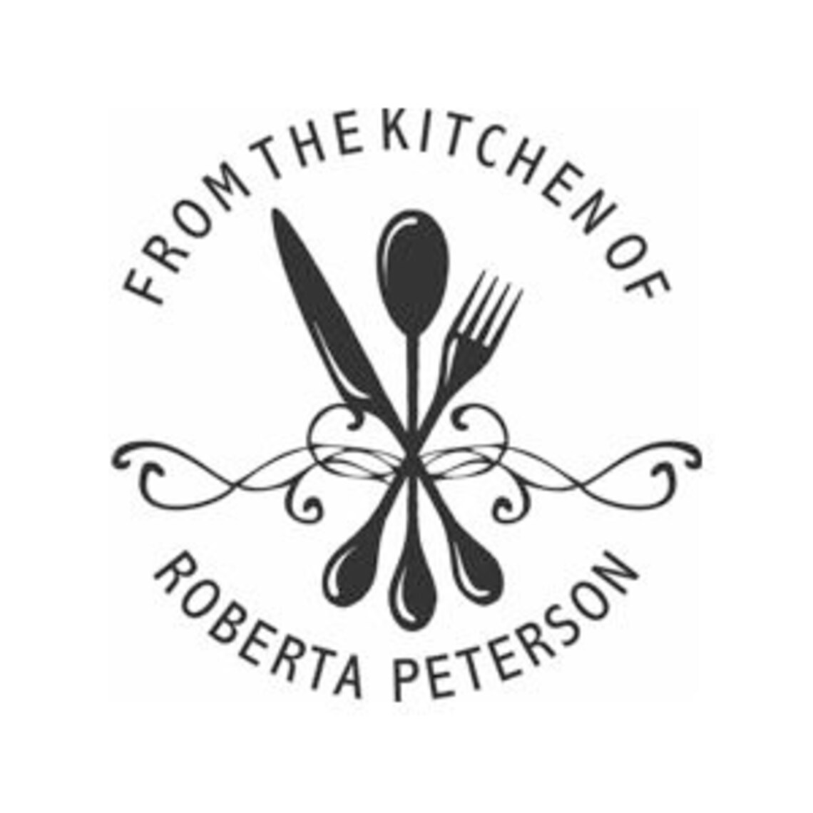 From the Kitchen of Rubber Stamp SC20 Etsy